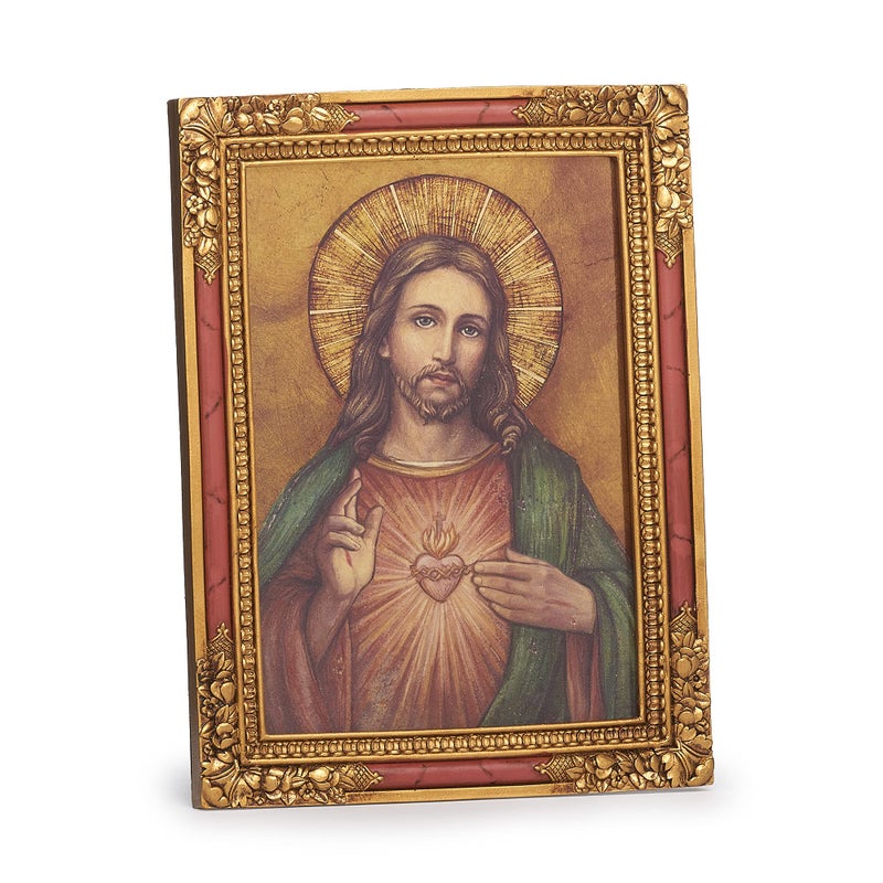 Joseph's Studio by Roman - Collection, 7.25" H Sacred Heart Icon, Made from Resin, High Level of Craftsmanship and Attention to Detail, Durable and Long Lasting - Image 1